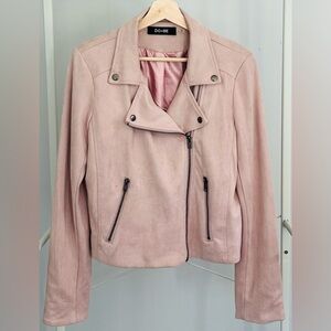DO+BE Light Pink Leather Jacket